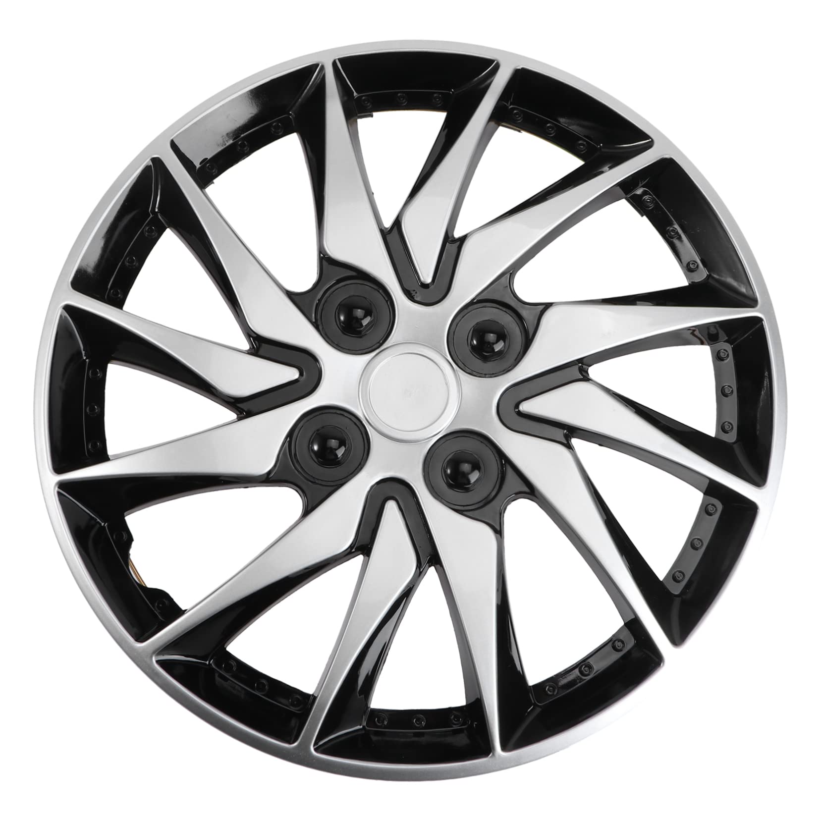 Ensemble De Housses De Roue De Voiture - 14" PP Installation Facile Décoration De Voiture
