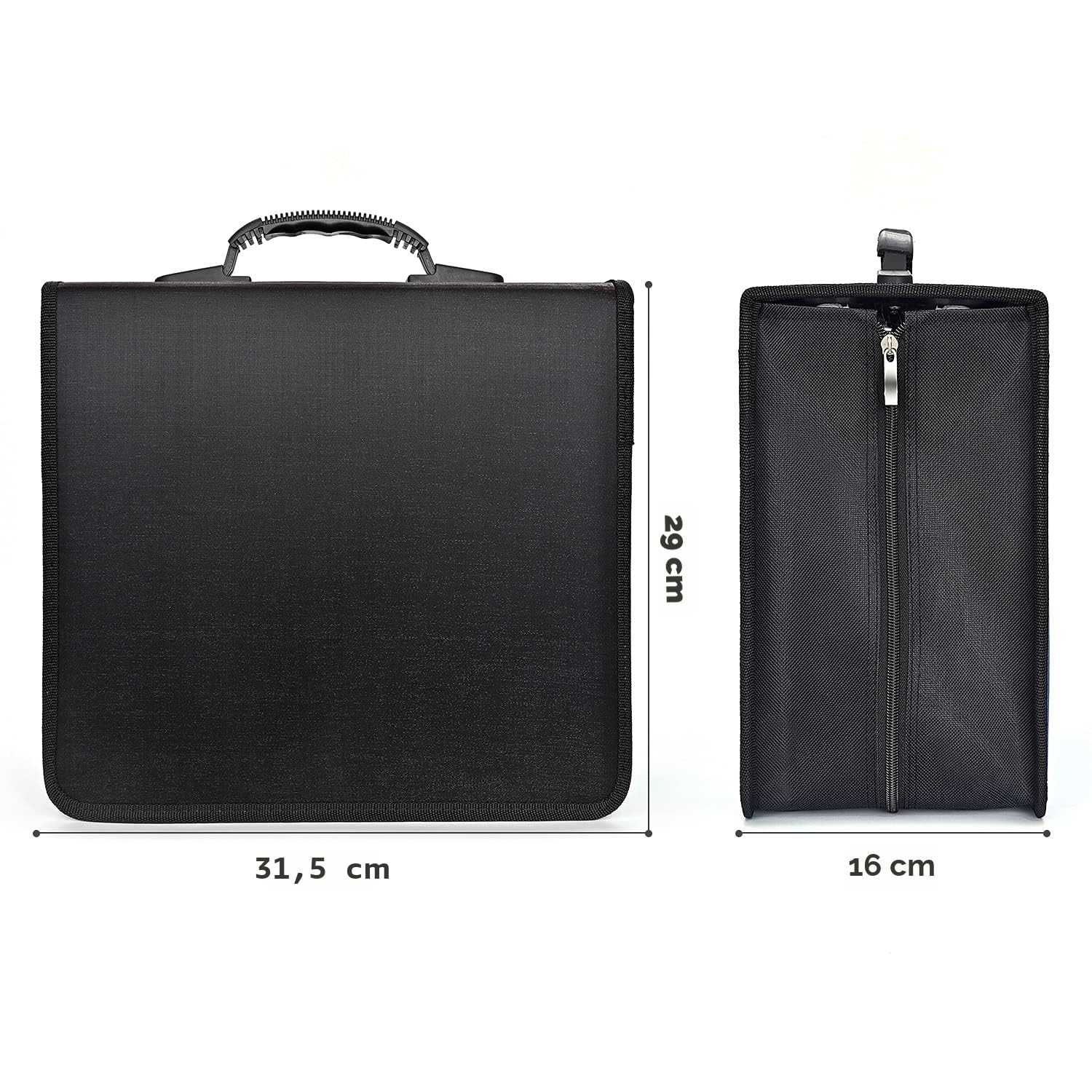 Étui pour CD 432 Capacité Boîtier CD Fermeture Éclair Protection Stockage Organisateur