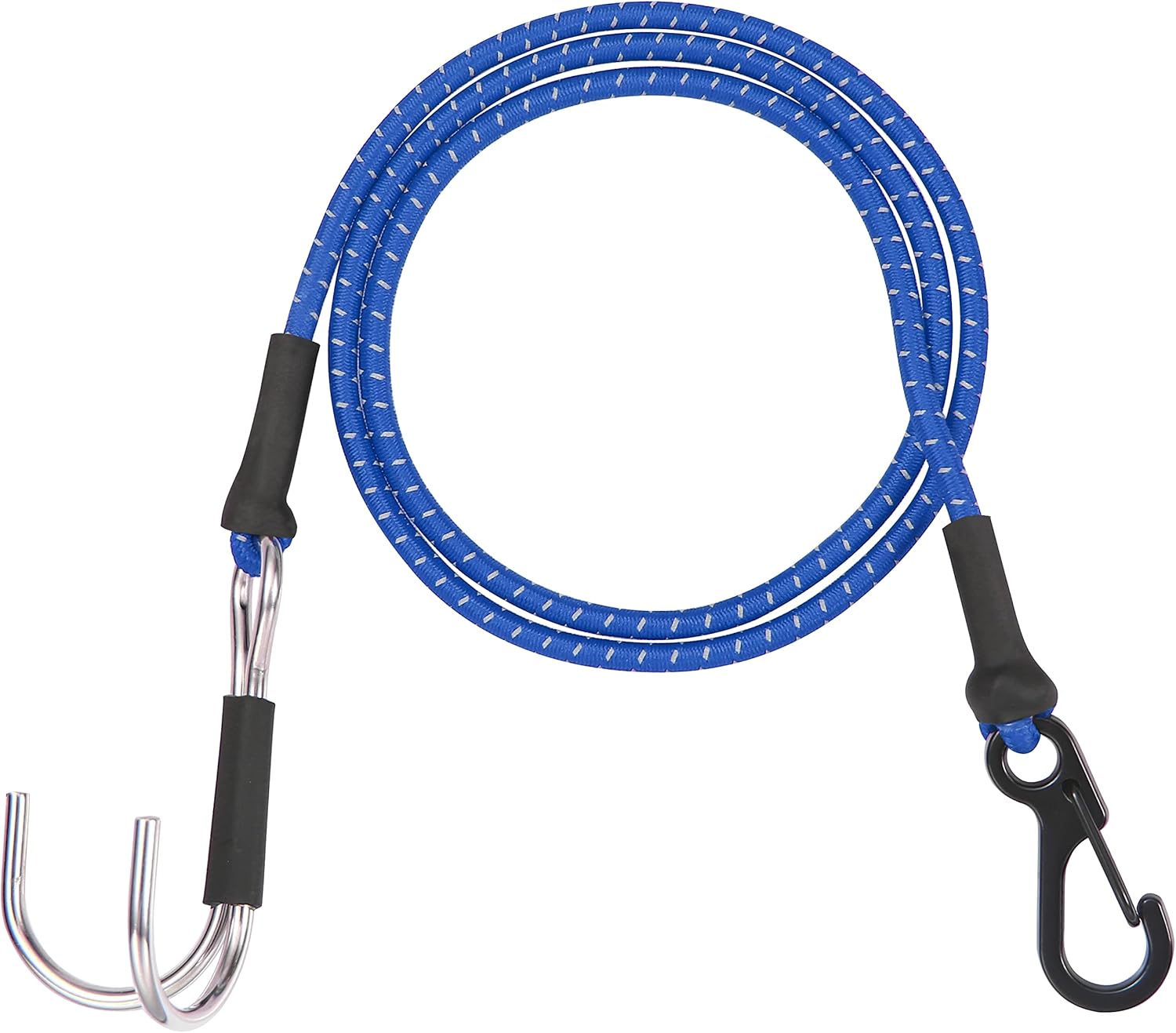 1Pcs 1/10 RC Crawler Kinetic Winch Strap, Escape Rope, Rescue Trailer Hook for Axial SCX10 Traxxas TRX4 Element RC (Blue)