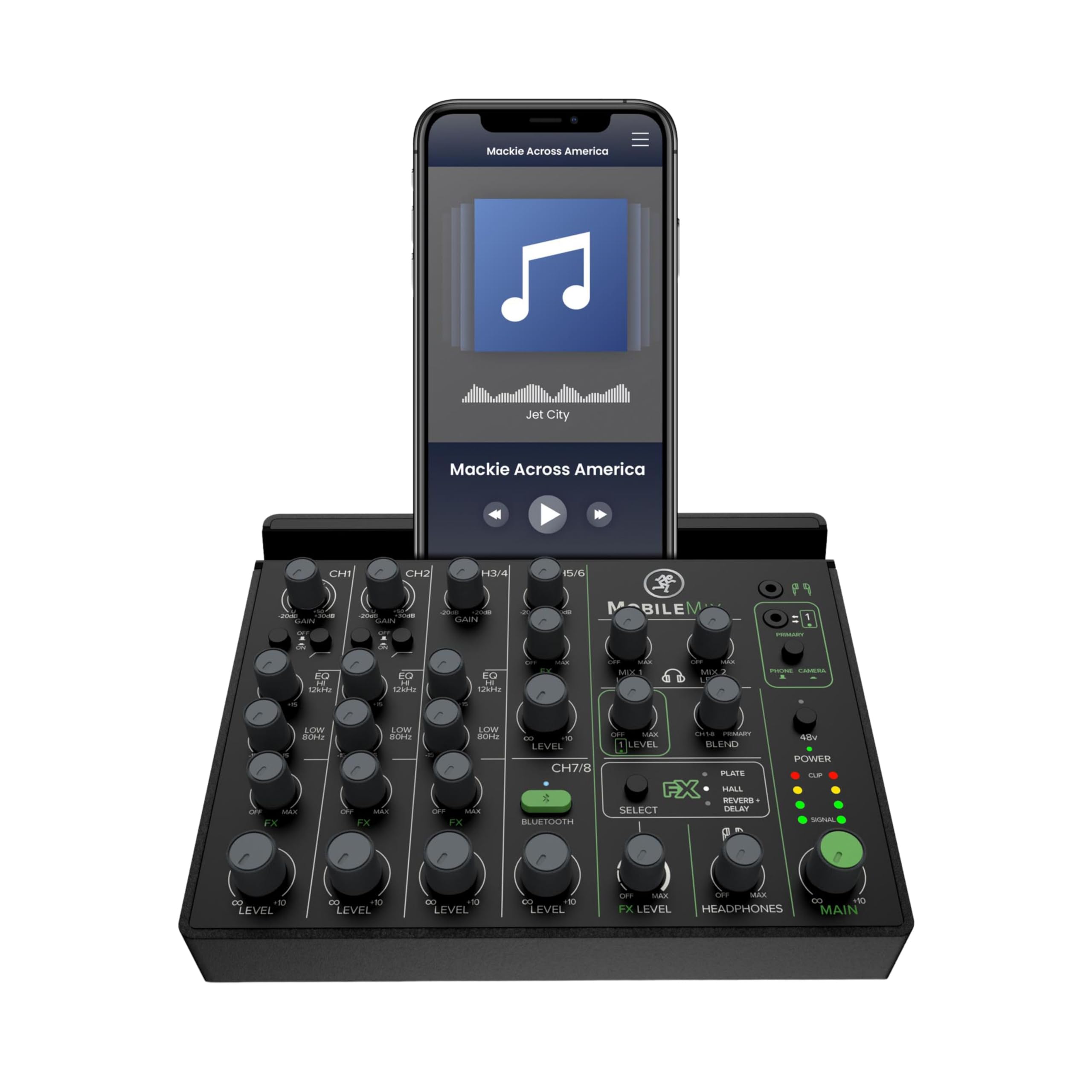 MACKIE MobileMix mezclador de 8 canales alimentado por USB para