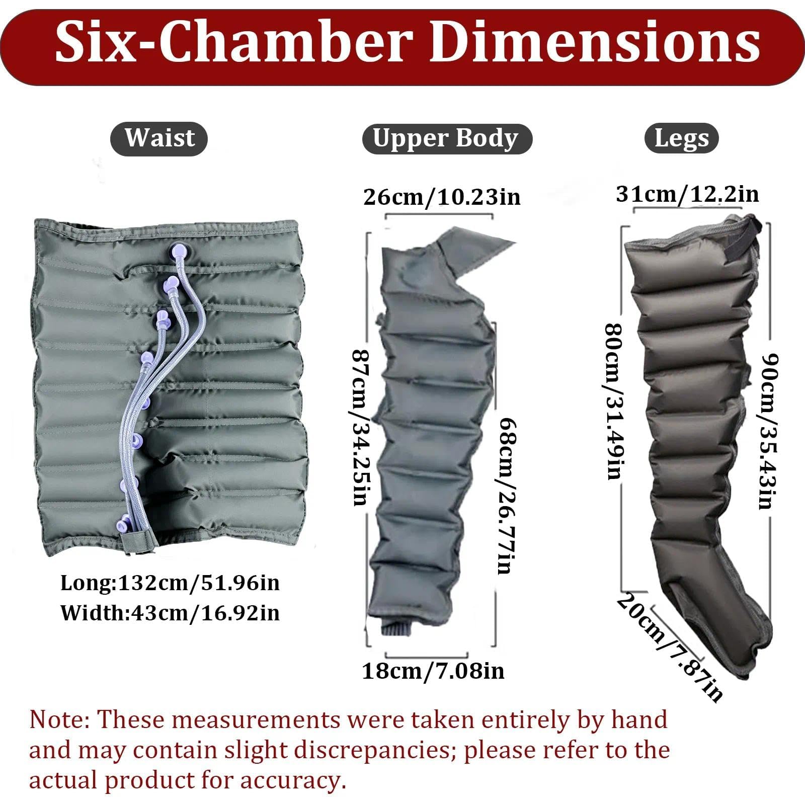 8 Kammer Ganzkörper Luftdruckmassagegerät(2 legs + 2 arms)