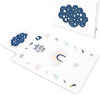 Colchon cambiador bebe comoda 77x44cm - plegable impermeable y ideal para viaje portátil para cómoda fácil de limpiar cojin muda trocador fraldas colchón colchoneta Arcoiris blanco