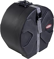 Vista 10 de SKB Drum Case with Padded Interior, D-Shaped Design, Molded Feet for Upright Stability and Durable Storage, Black