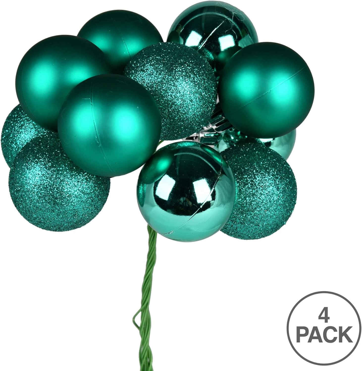 Vickerman Teal Ornament Pick