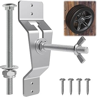 Wall Mount Spare Tire Carrier for Trailer,Spare Tire Carrier Bracket for Enclosed Trailer,Universal Wheel