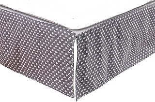 1 PC Dark Brown Nursery Crib Dust Ruffle Baby Boy Baby Girl Cot Skirt