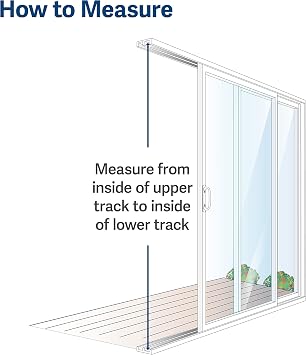 PetSafe 1-Piece Sliding Glass Pet Door for Dogs and Cats - Adjustable Height 75 7/8 to 81- Small, Satin, No-Cut DIY Install, Aluminum Patio Panel Insert, Great for Renters or Seasonal Installation