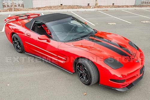 Miniatura 5 de Repuesto para todos los modelos Chevrolet Corvette C5 1997-2004  ZR1 Par de extensión de panel basculante de faldas laterales de estilo extendido