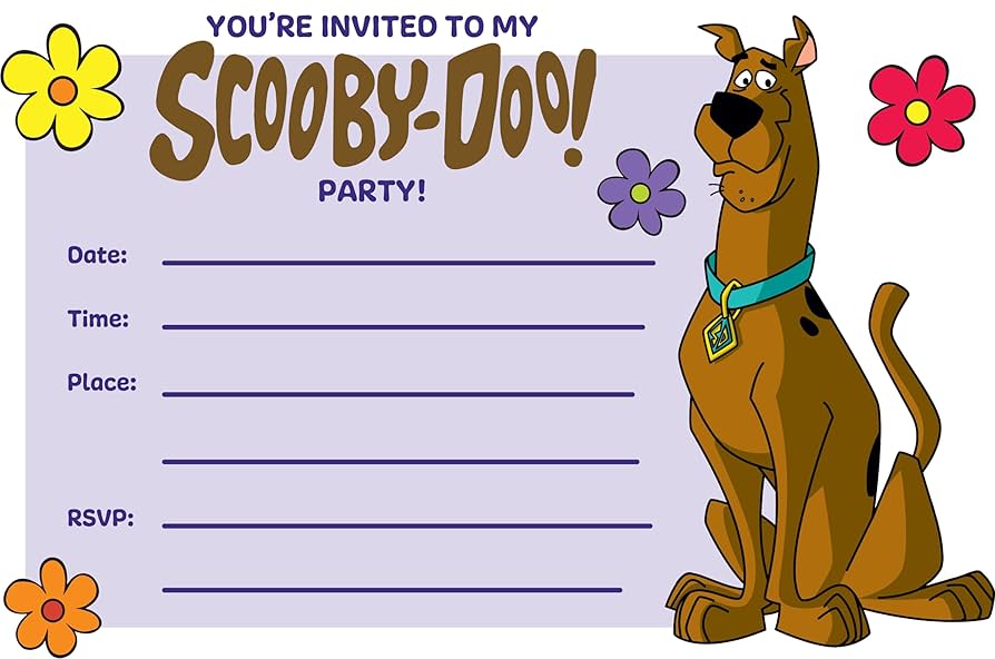 Amazon.com : ENDLESS CHOICES 20x Scooby D Birthday Invitations and Envelopes – Fill-in Happy Birthday Party Invitations for Kids, 6X4 Inches, Postcard Style : Home & Kitchen amazon-com-endless-choices-20x-scooby-d-birthday-invitations-and-envelopes-fill-in-happy-birthday-party-invitations-for-kids-6x4-inches-postcard-style-home-kitchen