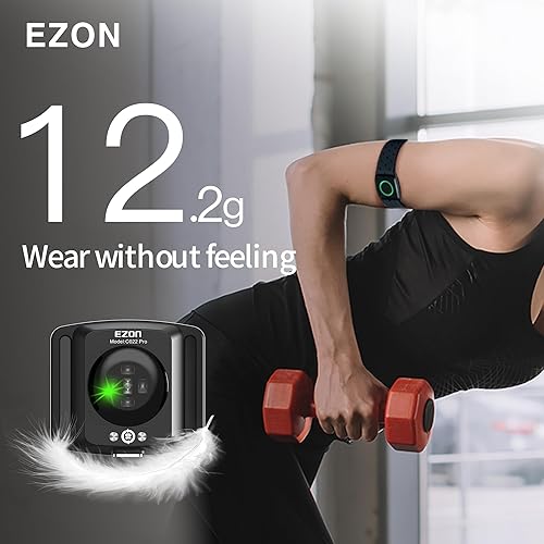 Miniatura 7 de EZON Heart Rate Monitor C022Pro,Bluetooth& ANT+ Heart Rate Monitor Armband with HR Zone LED Indicator,Optical HRM Sensor for Running Cycling