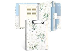 Mini Binder Clipboard for School & Office Supplies: 6x9 1 Inch Binder...