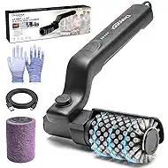 Electric Grill Brush, 20kg High Torque BBQ Cleaner with 3 Speed Modes, Reinforced Steel Bristle Scrubber, Type-C Rechargeable, Safe for Cast Iron & Porcelain Grates