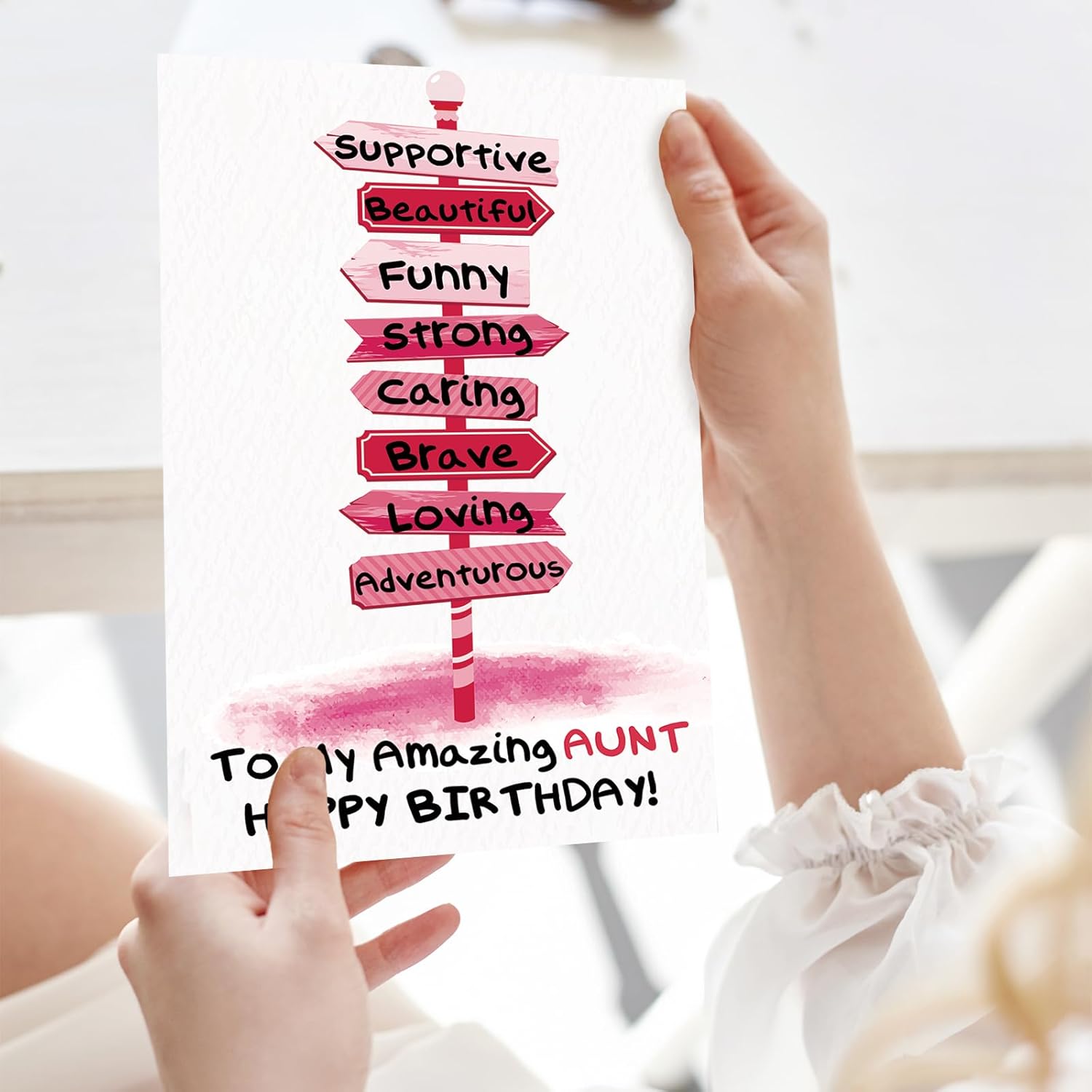 Best Aunt Birthday Card | Happy Birthday Aunt Gifts from Nephew Niece - Image 6