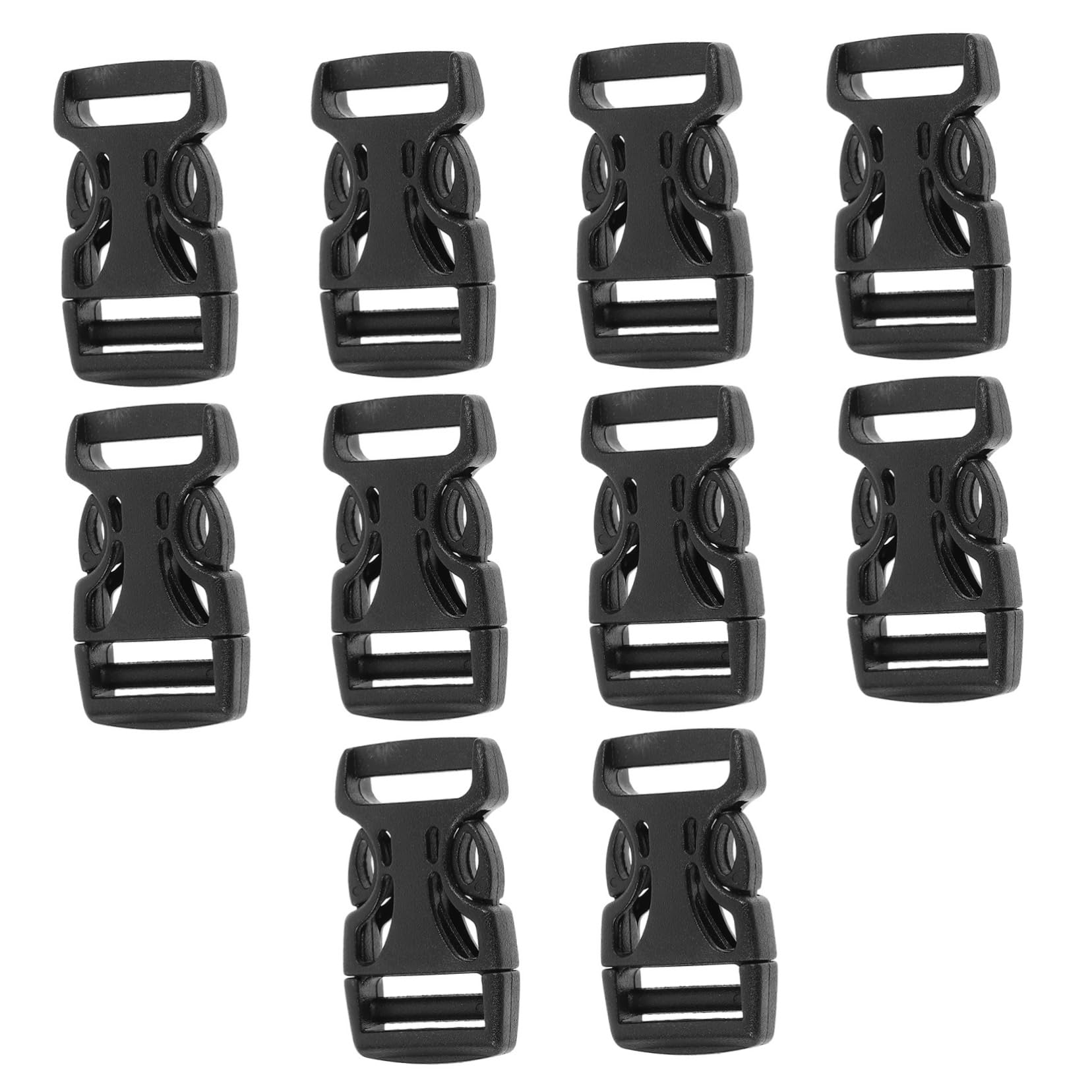 Anneome 100piezas Hebillas De Liberación Lateral Para Cinturones De Equipaje Mochilas y Accesorios De Bricolaje Fáciles De Instalar y Reemplazar Adaptables Cinturones