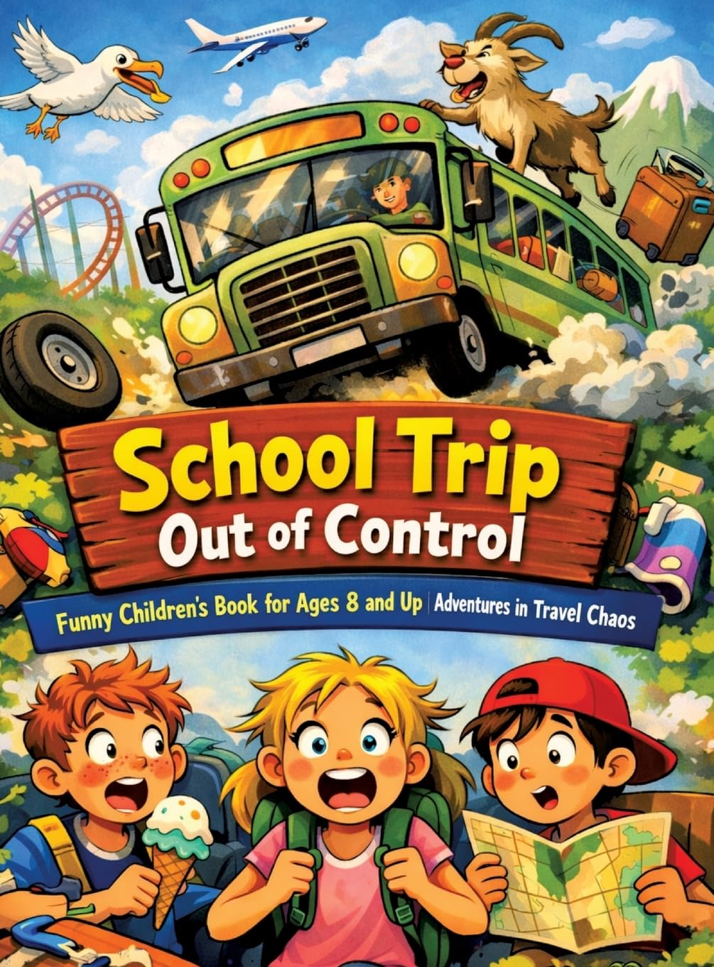 School trip out of control: Funny children's book for ages 8 and up Adventures in travel chaos