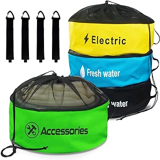 4 Pack RV Sewer Hose Storage, Waterproof RV Storage and Organization Bag for Sewer