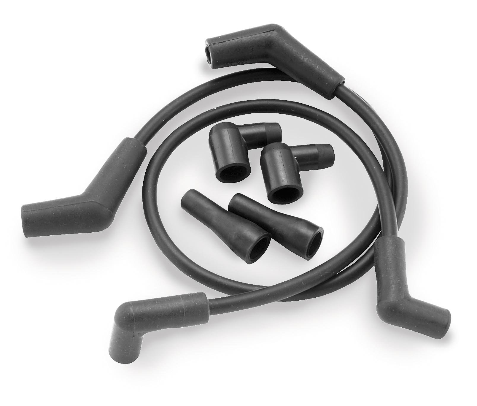 Daytona Twin Tec Spark Plug Wires 3003 components including wires, 90-degree and 115-degree boots, and terminals.