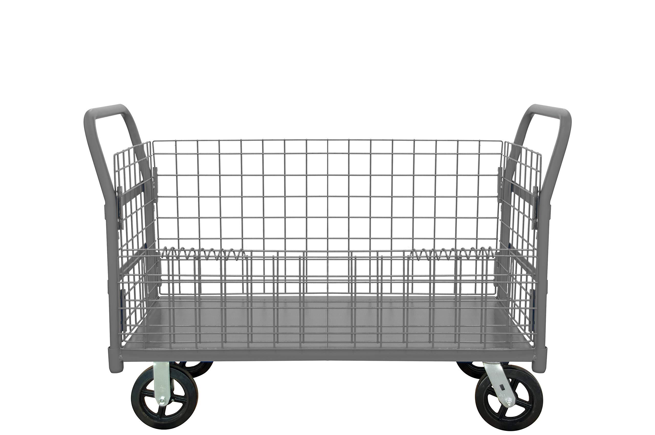 Durham W4SPTDG-244838-1-8MR95 Wire Cart, removable handles, drop gate