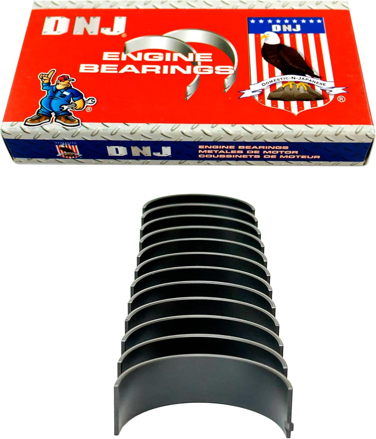 DNJ RB3245.20 Oversize Rod Bearings Set for 2016-2022 Chevrolet Canyon 3.6L V6 24V DOHC