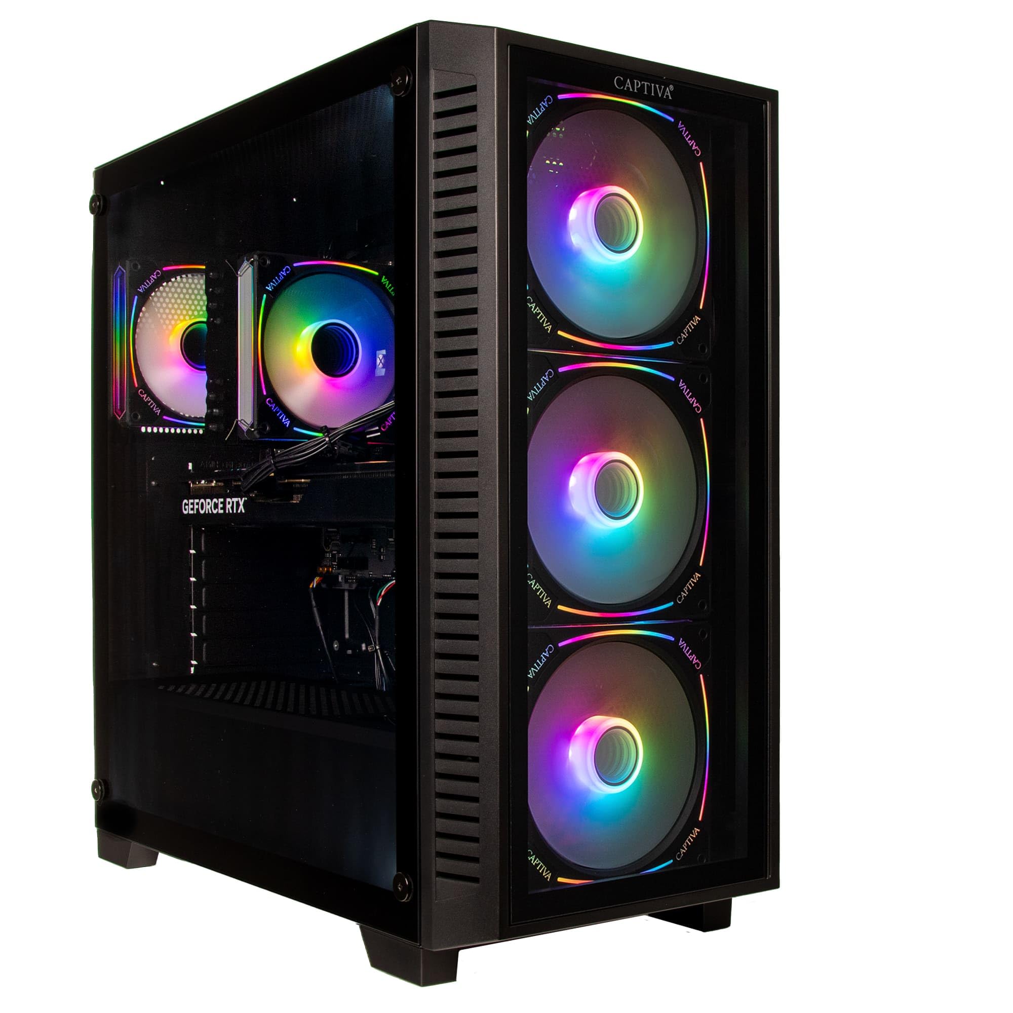 CAPTIVA PC Highend Gaming R89-550 (Ryzen 7 9700X/RTX5070 Ti 16GB GDDR7/SSD 2TB/32GB/WLAN/Windows 11 Home 64-bit) (89550)