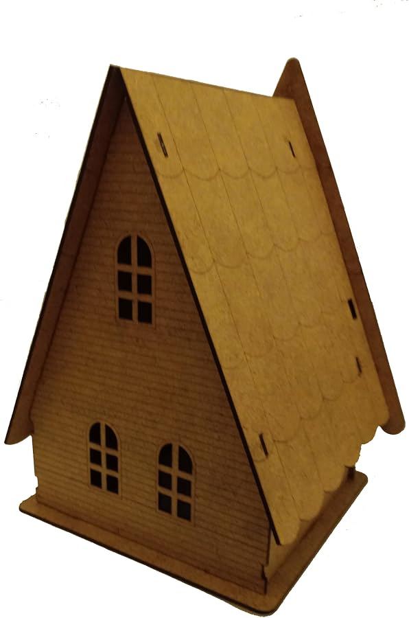 Kır evi ahşap maket Büyük Boy 310 * 204 * 190 mm - Görsel 5