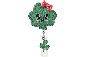 Lucky Shamrock St. Patrick's Day Badge Reel