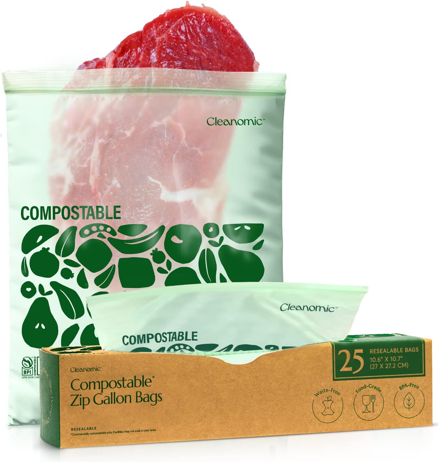 COKMART 9-Pack Reusable Sandwich Bags - Silicone, Leakproof, BPA Free, Dishwasher Safe For Snacks, Food Storage & Organization - View #7