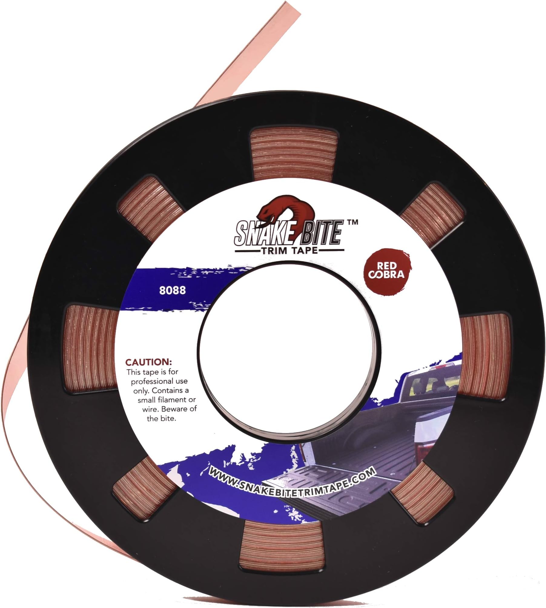 Red Cobra Trim Tape, Bedliner Wire Cutting Tape 120ft Single Roll