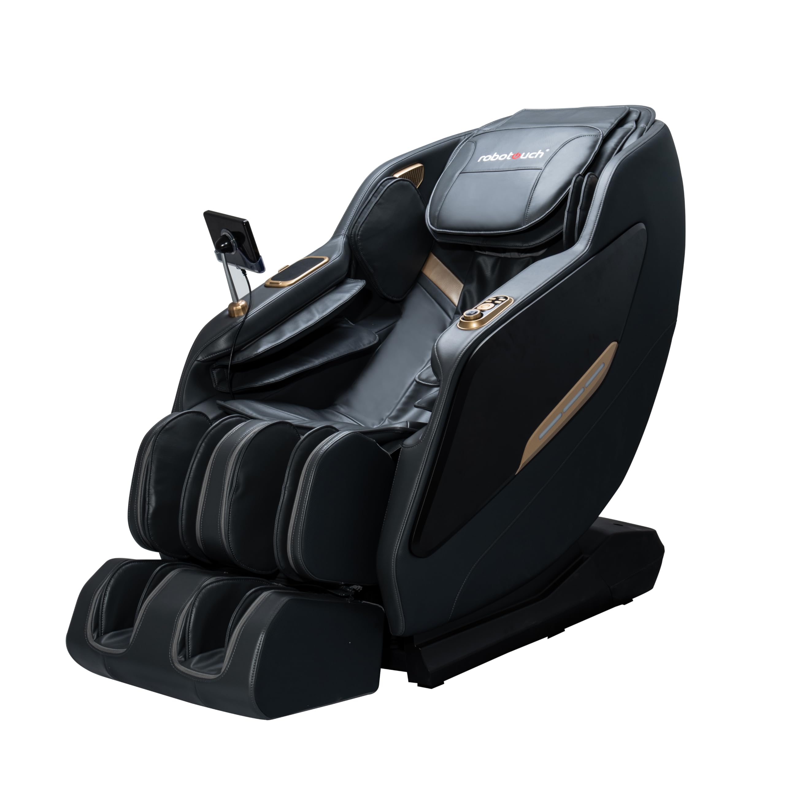 Robotouch EconoPremium Ultra Luxury Massage Chair: Touch Control, SL Track, Zero Gravity, Zero Space, Wireless Charging, Airbag Massage, Back Heating – Ideal for Elderly Comfort. (Black)-image-42