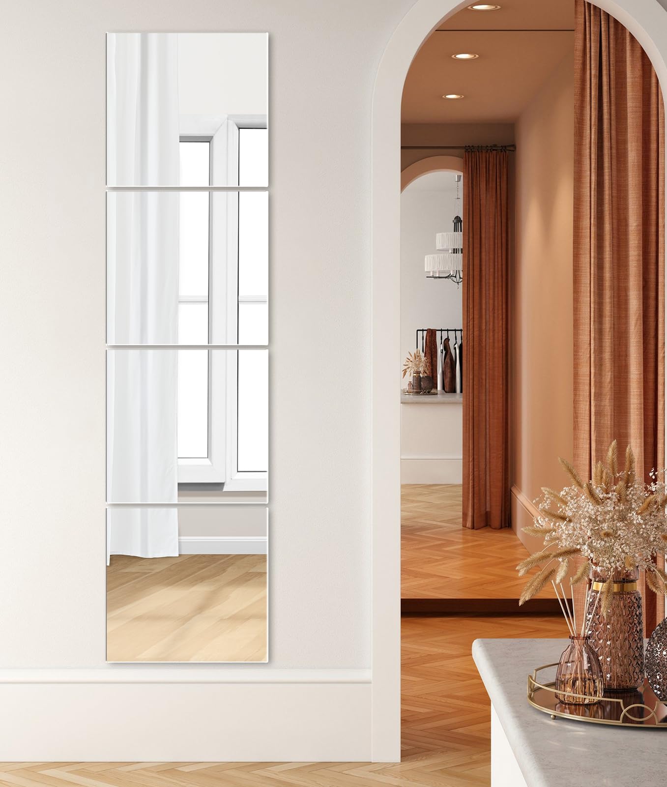 2 Specchi Adesivi Acrilici 40x30 Cm - Autoadesivi Per Parete, Sicuri E Facili Da Installare - Foto 7