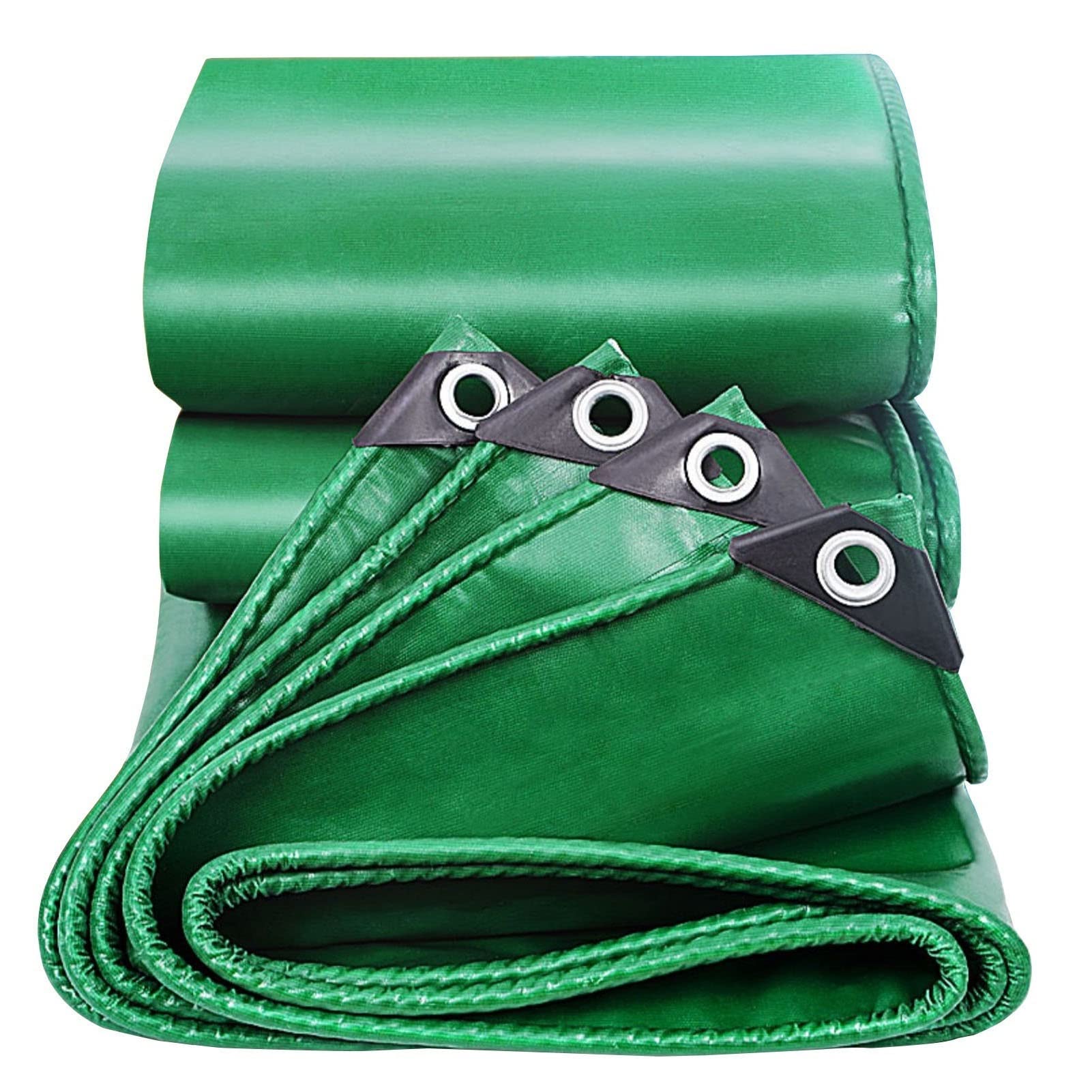 Lona impermeable, lona de PVC, multiusos, resistente, 0,4 mm de grosor, cubierta de lona de 450 g/m², multiusos, impermeable, tienda de campaña con ojales (3 x 4 m)