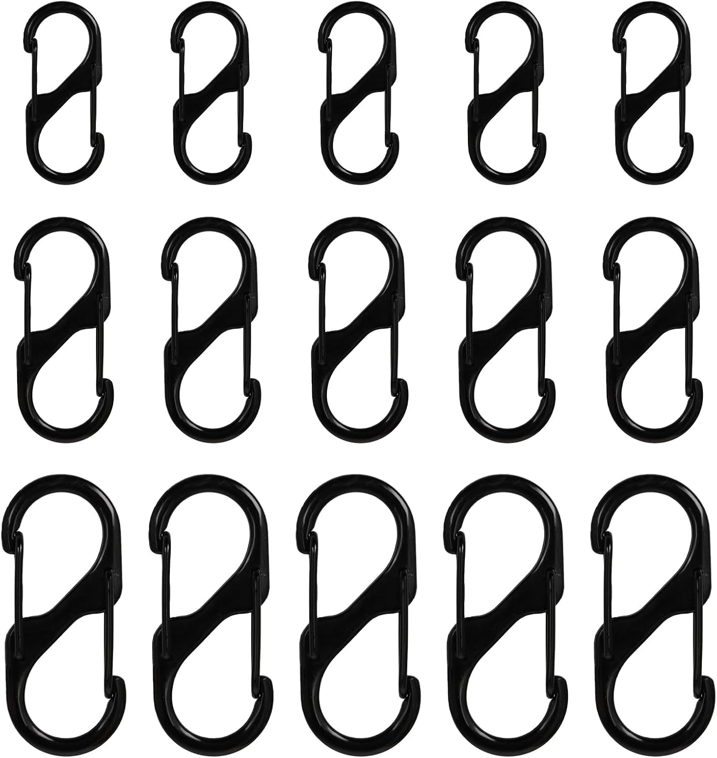 LLMSIX 15PCS Zipper Clips Anti Theft, Zipper Lock Clips