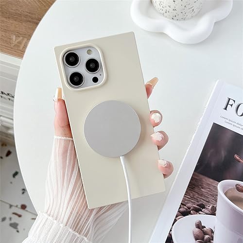 Miniatura 5 de Cocomii Funda cuadrada compatible con iPhone 13 Pro Max, compatible con MagSafe, silicona, lujosa, delgada, mate, suave al tacto, microfibra,