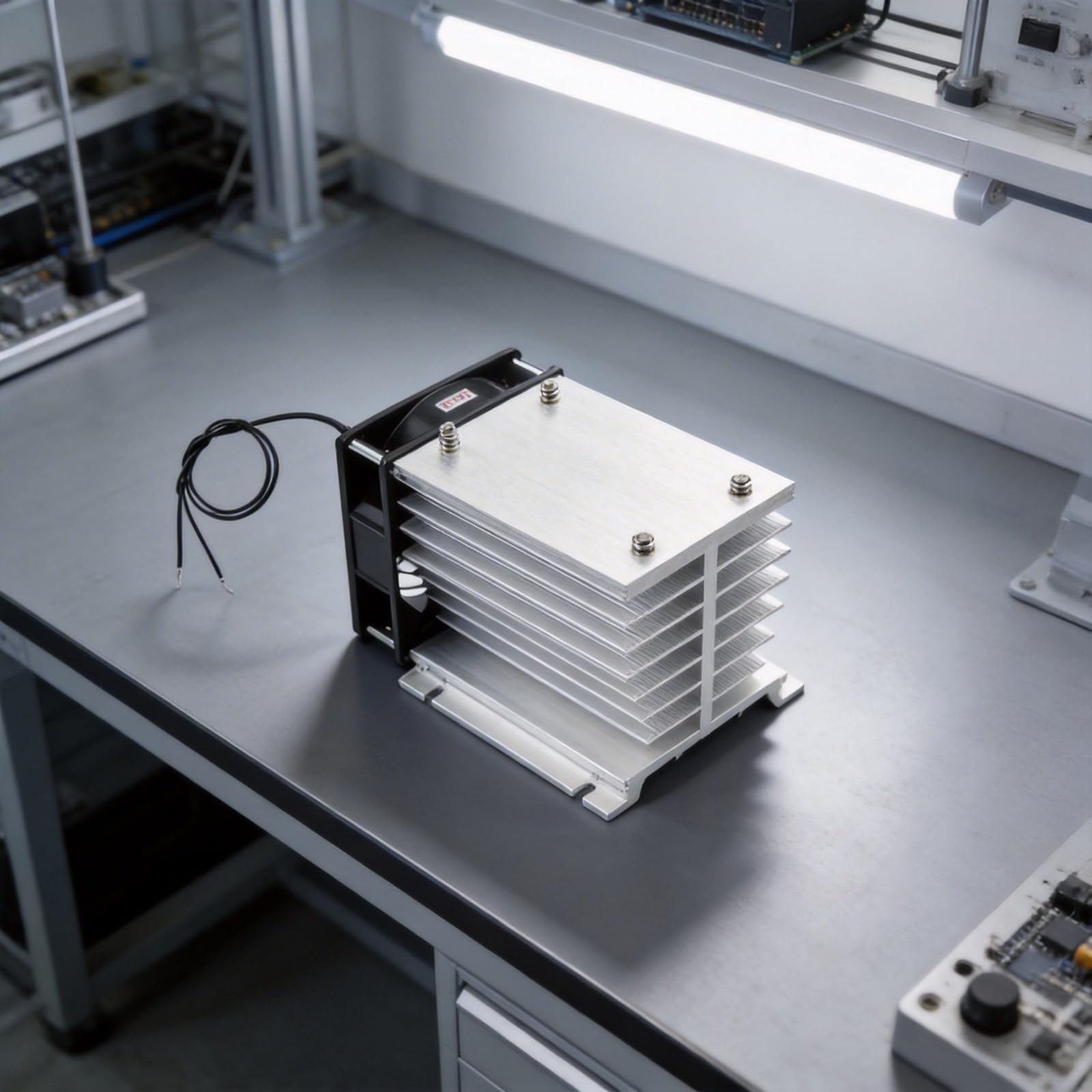 Dissipatore di calore in alluminio con ventola YS-S1 per relè (B)