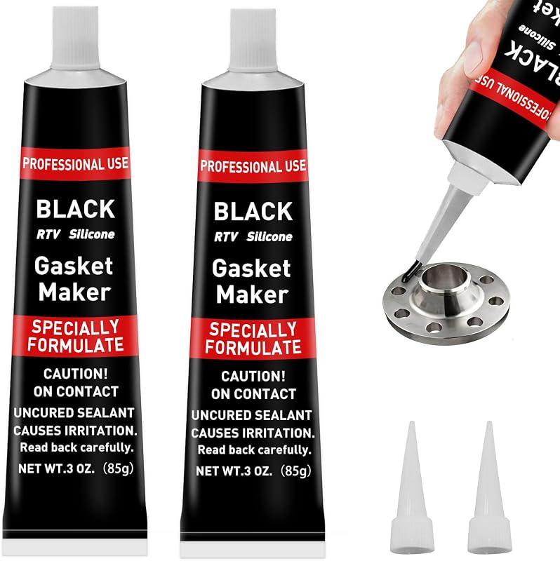 Selante de Silicone RTV para Juntas Automotivas EIGTWEN, 198 g, Resistência Térmica de -60 °C a 300 °C