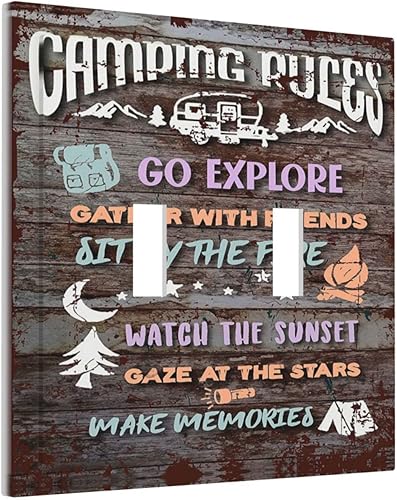 Miniatura 47 de Cubierta de interruptor de luz decorativa de pared de bruja negra Ouija Gótica Esqueleto Calavera 1 banda Placa frontal eléctrica de interruptor