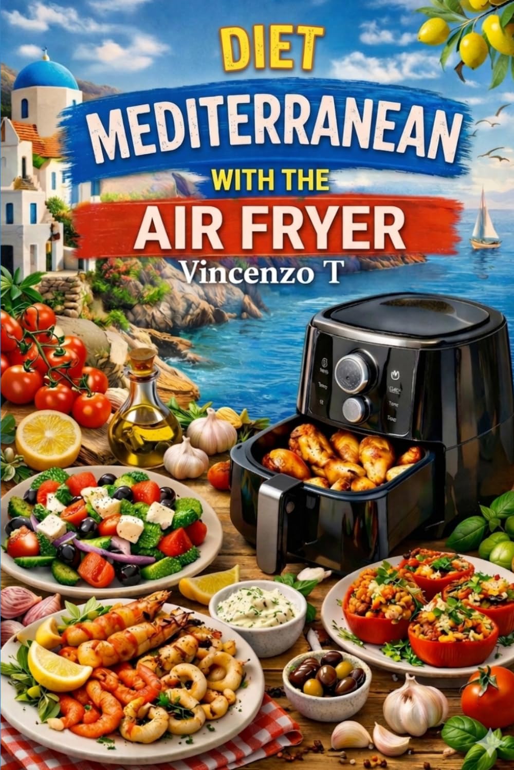 Mediterranean recipes for the air fryes: Many tasty and crispy recipes with the air fryer