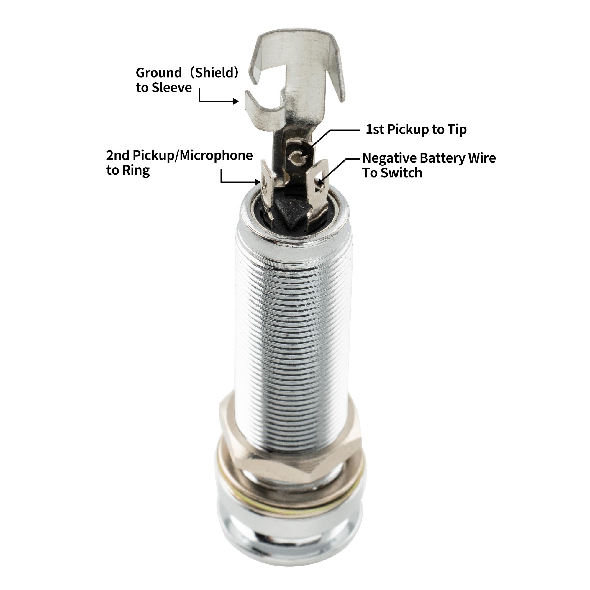 Amazon.com: Musiclily Pro 1/4 Inch Mono/Stereo Endpin Output Jack
