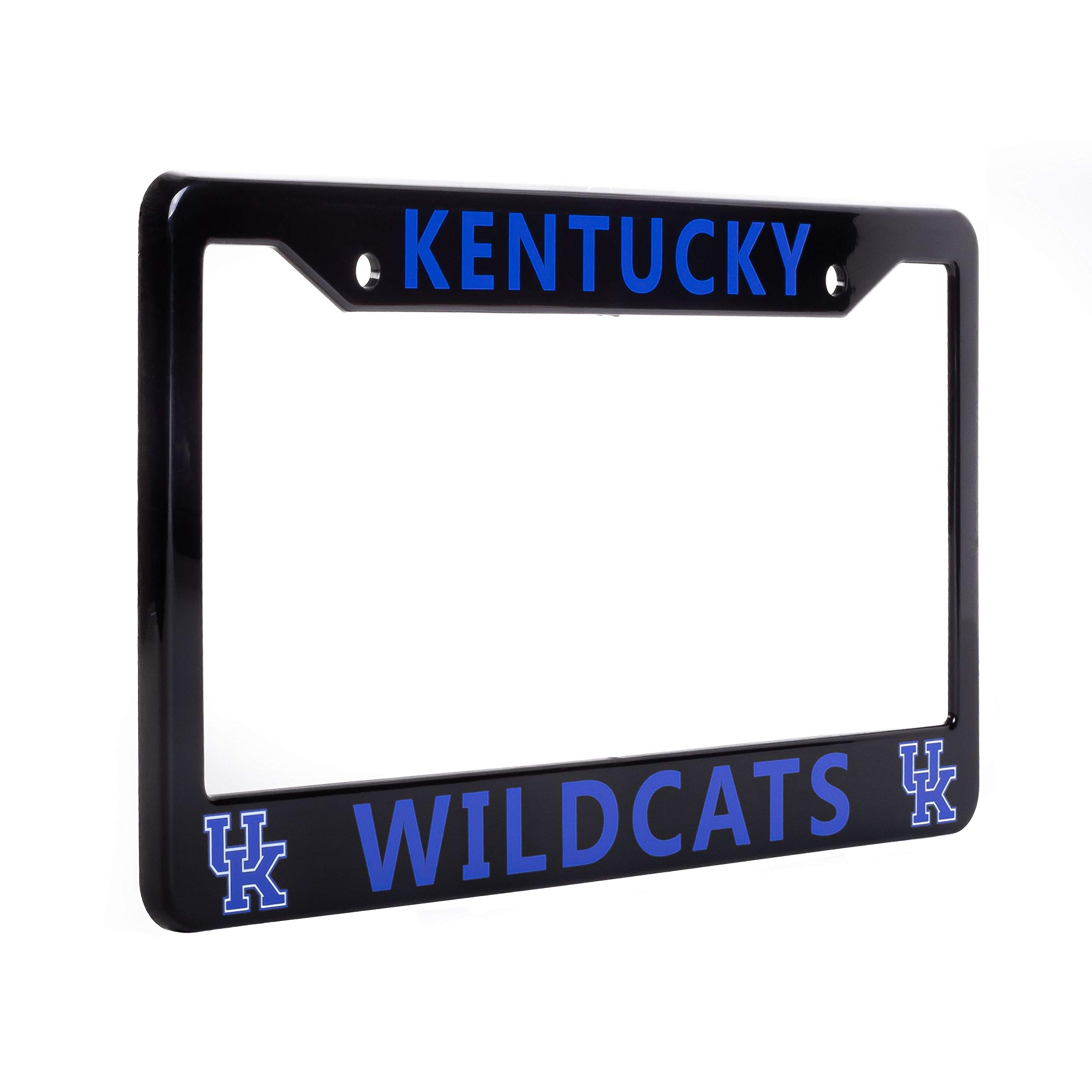 EliteAuto3K Kentucky Wildcats License Plate Frame Cover – Black – 12.25” x 6.25” - Ideal Gift for Sports Fans & Supporters – Slim Design