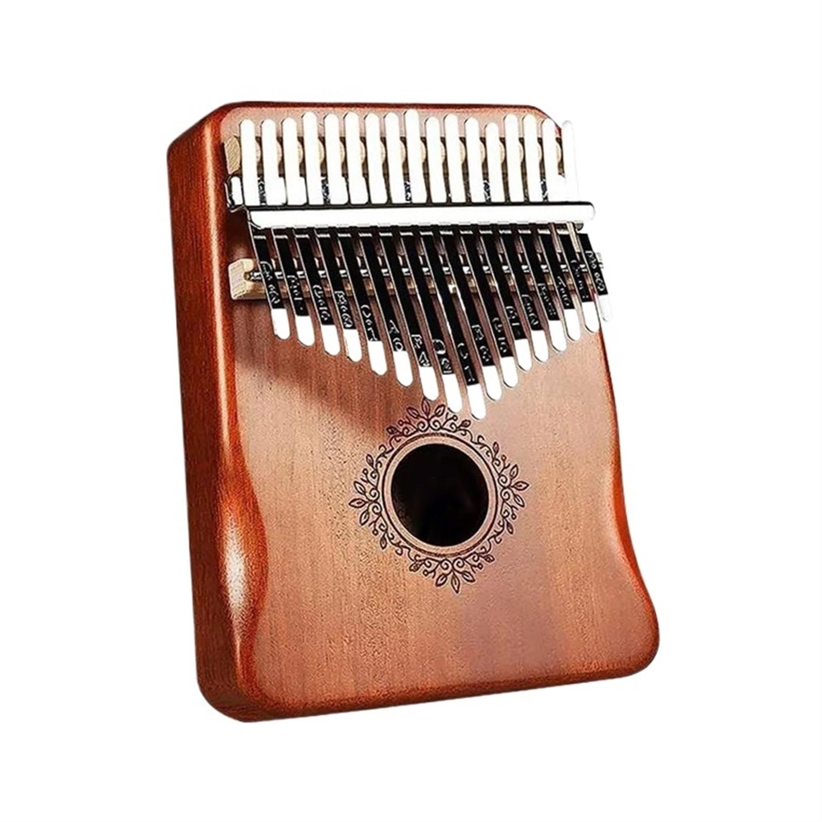 Pianino Kciukowe Kalimba 17-klawiszowy Kalimba Thumb Piano Przenośny Instrument Muzyczny Drewniany Uchwyt Na Palce Fortepian Z Młotkami