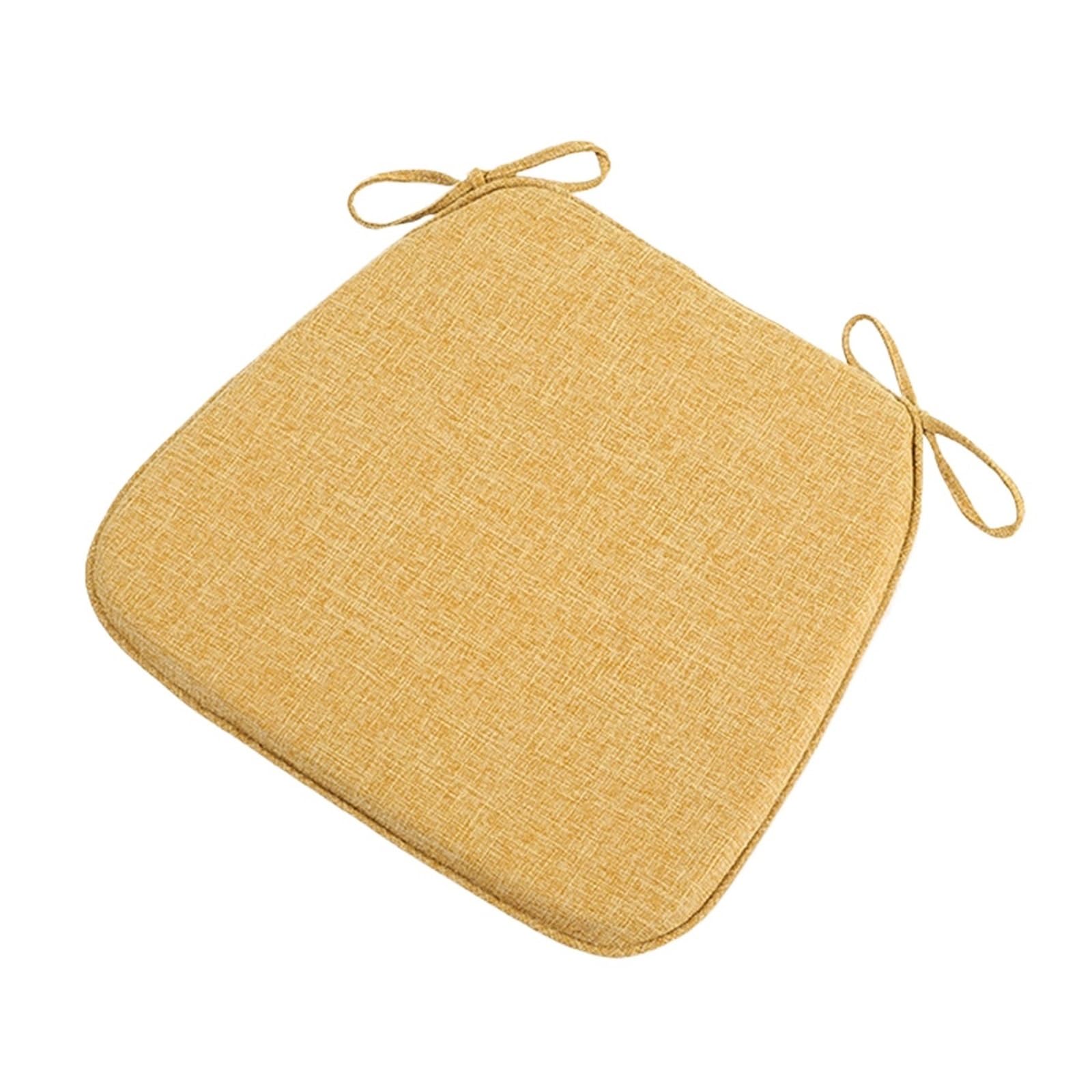 Cojines para sillas de cocina y oficina almohadilla asiento lazos antideslizantes