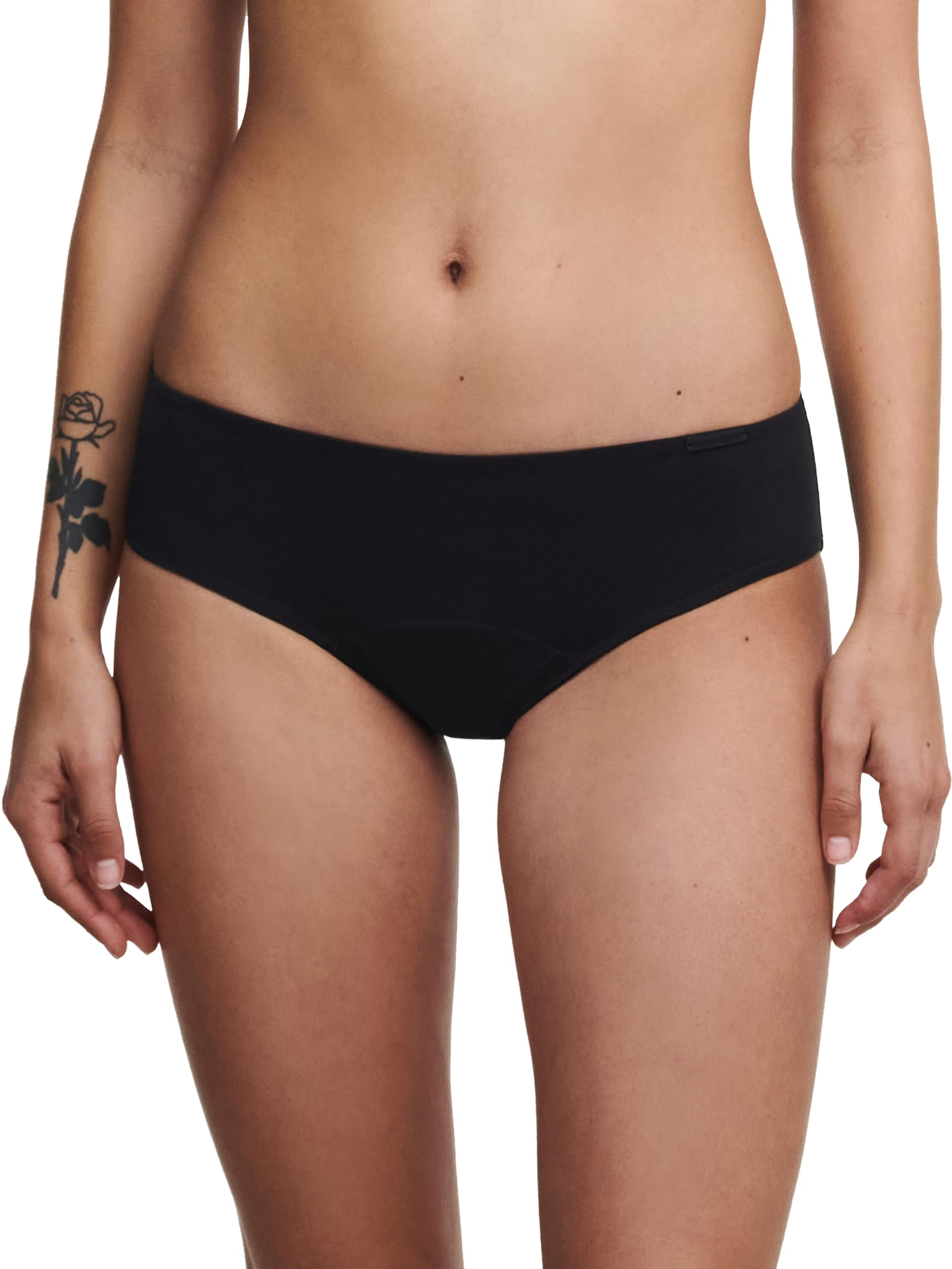 Chantelle Women's, PERIOD PANTY ESSENTIAL, Brief, Period underwear, Schwarz, XS
