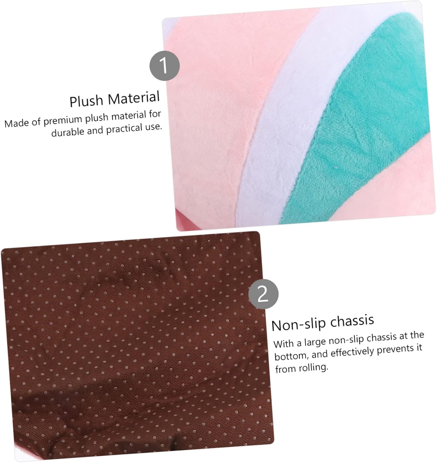 Baby Sofa Support Chair for Infants Plush Material Comfortable Floor Seat for Sitting Support for Babies and Toddlers