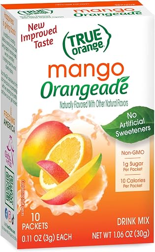 True Citrus Orange, Mango, 1.06 oz, (Pack of 10, 0.11 oz each)