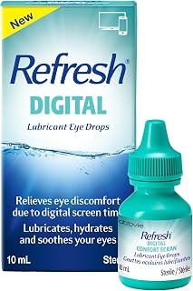REFRESH Digital Eye Drops Ophthalmic Solution, Dry Eye Relief, Digital Screen Time, Digital Fatigue - 10ml