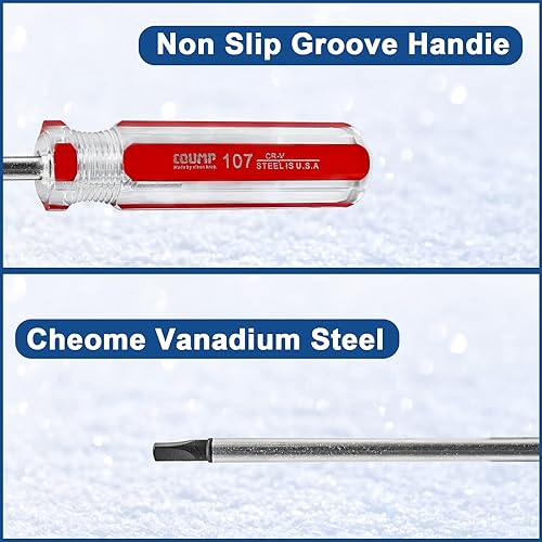 Miniatura 4 de Litoexpe Juego de 6 destornilladores magnéticos de cabeza triangular, herramienta de destornillador triangular, 0.071 in, 0.079 in, 0.091 in, 0.106