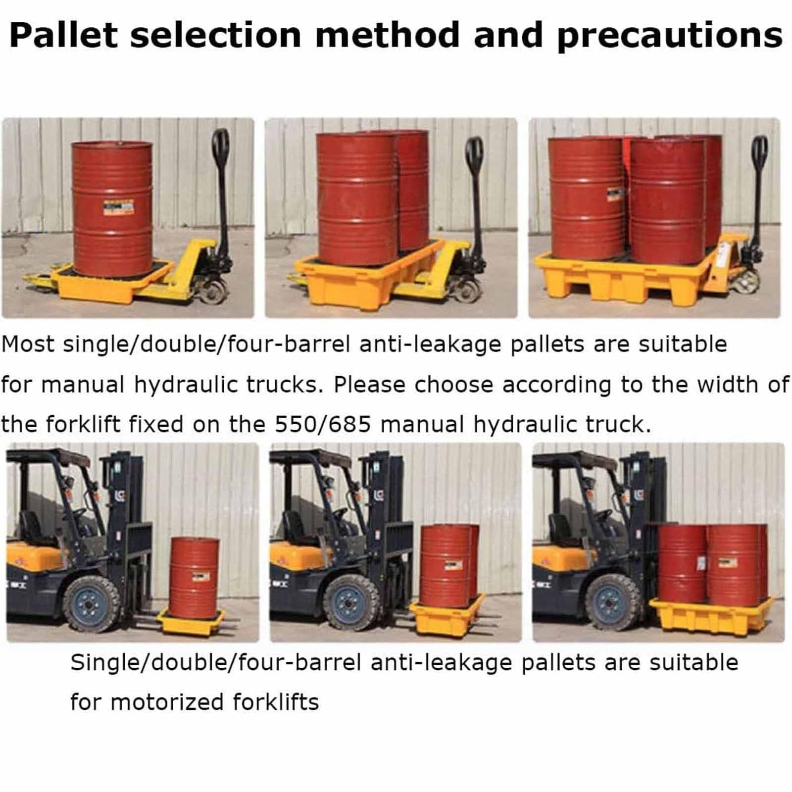 Industrielle Trommel-Spill-Containment-Palette für den Arbeitsplatz, sicher, schwer, einfach zu montieren, ideal für Chemikalien und Gefahrstoffe