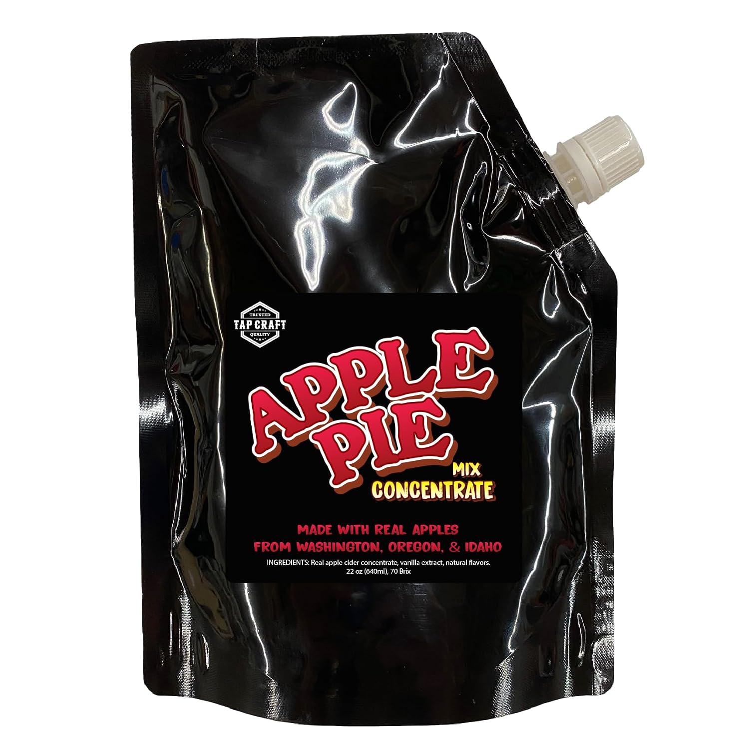 Tapcraft - Complete Apple Pie Moonshine Recipe Mash and Fermentation Kit - Make Your Own Apple Pie Moonshine at Home - Gifts for Moonshine Lovers