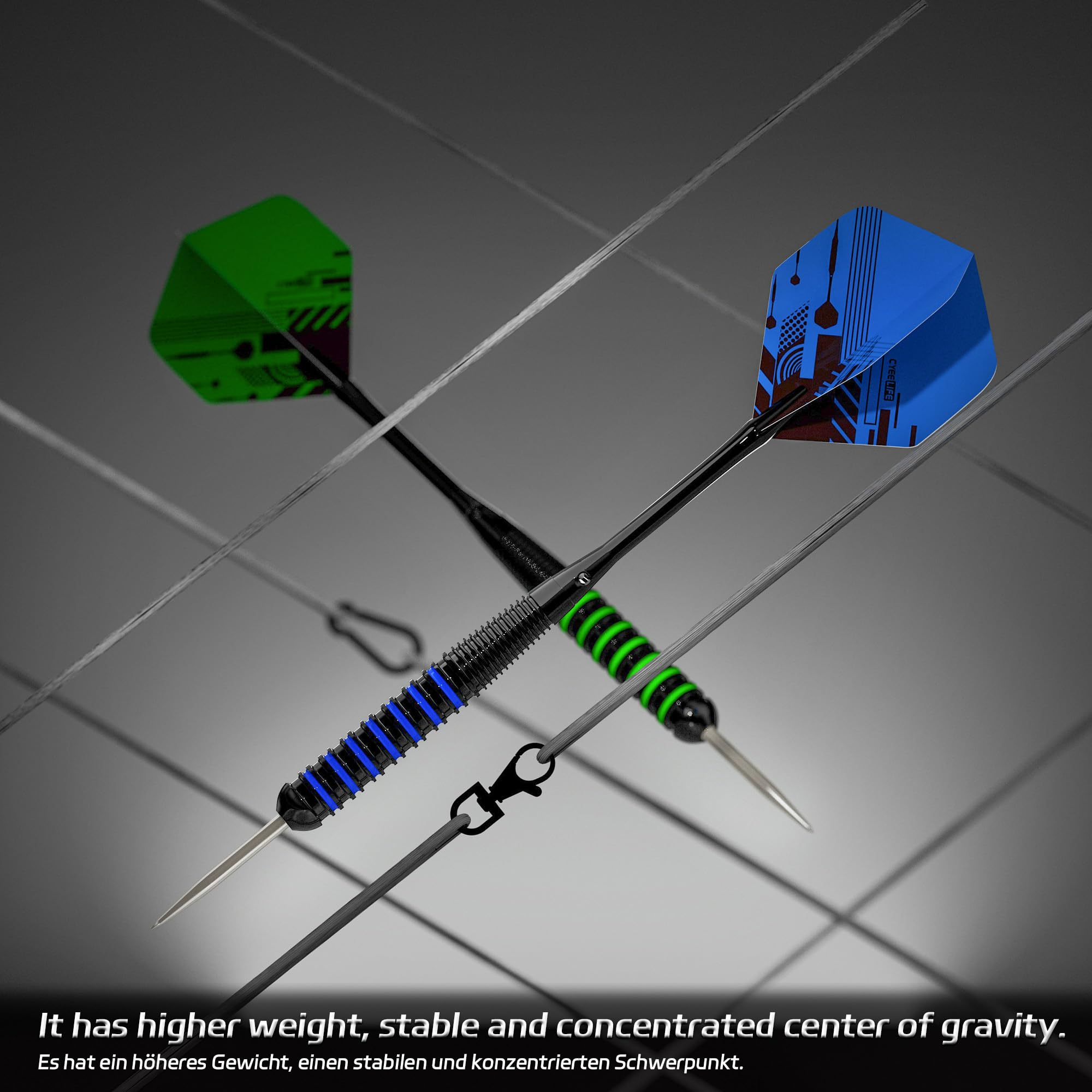 Set Freccette Professionali In Metallo - 12 Pezzi Con Accessori - Foto 10