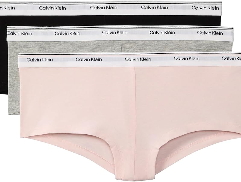 Balance Cotton Stretch Boyshort Panties, 3 Pack